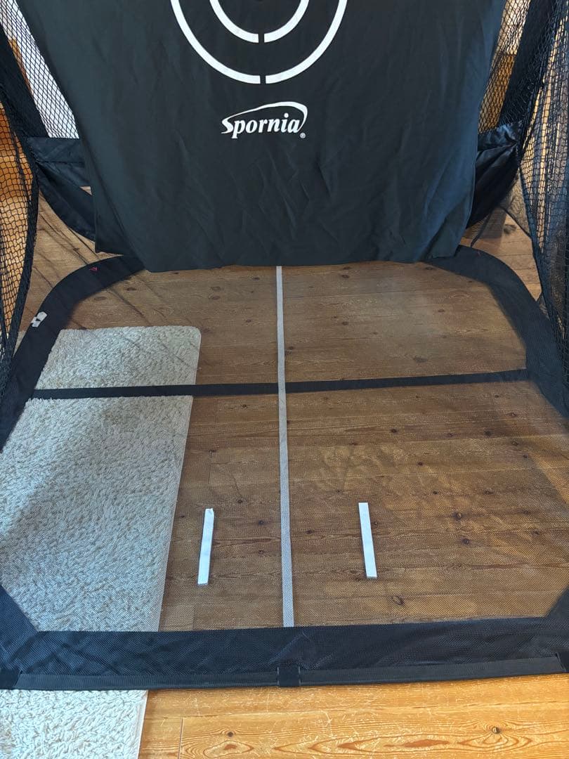 Spornia ゴルフ練習用ネット レギュラーサイズ　黒