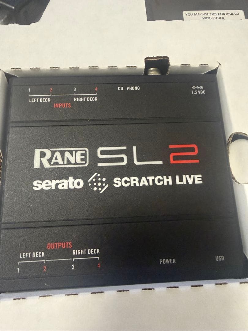 Rane SL2 Serato Scratch Live インターフェース