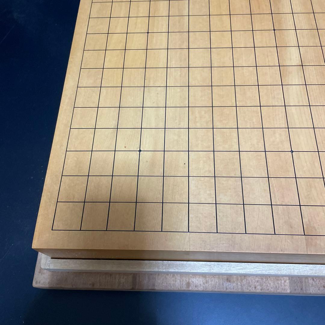 時代　碁盤　天然木　本榧〔ホンカヤ〕　碁盤　碁石　囲碁