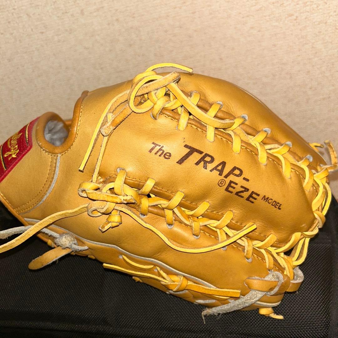 硬式用グローブ　ローリングス　内野手用　オールラウンド　キャメル