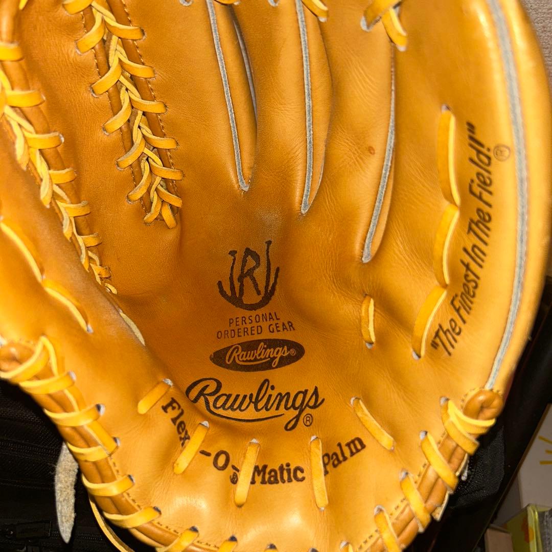 硬式用グローブ　ローリングス　内野手用　オールラウンド　キャメル