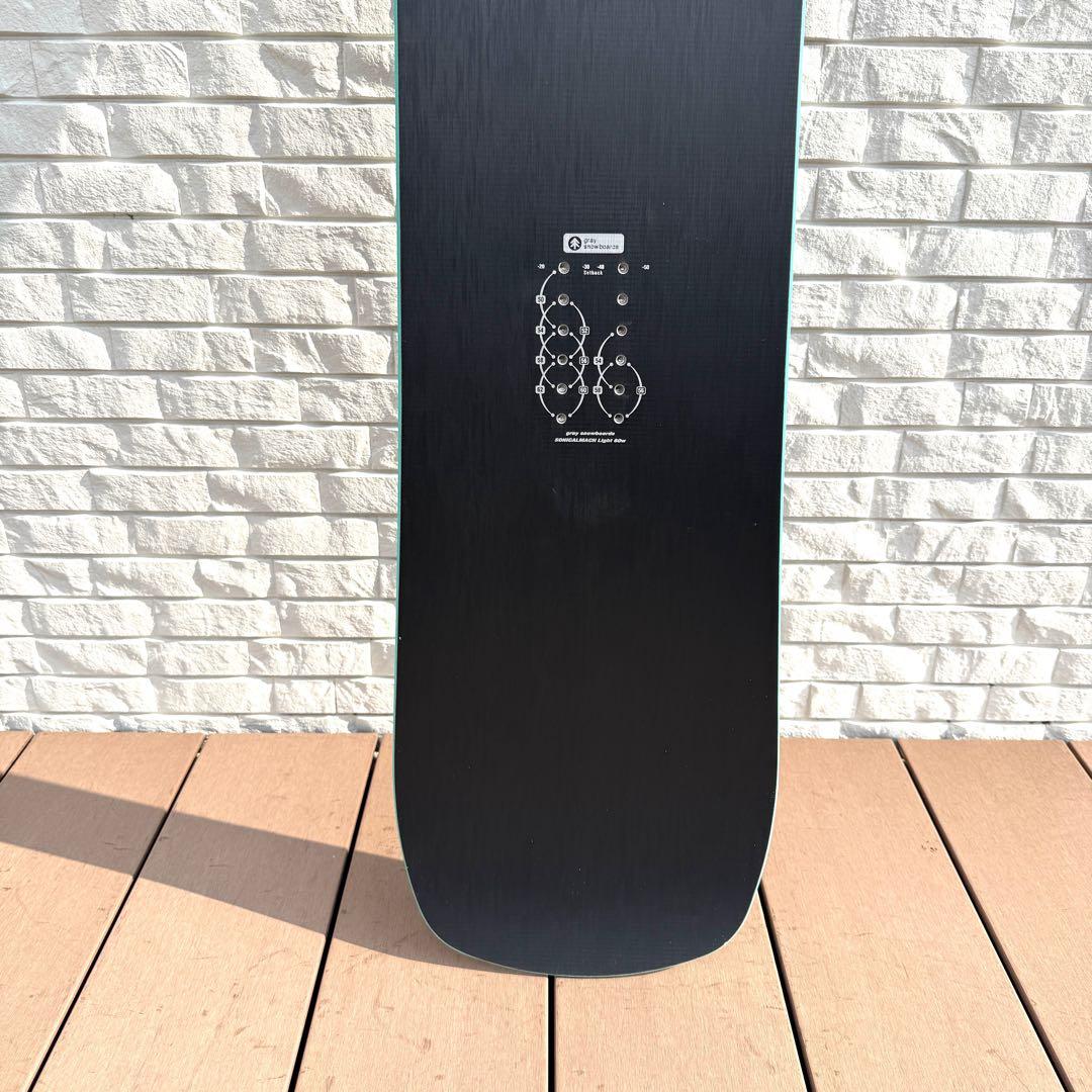 【準未使用品】GRAY グレイ ソニカルマッハライト スノーボード 板 160