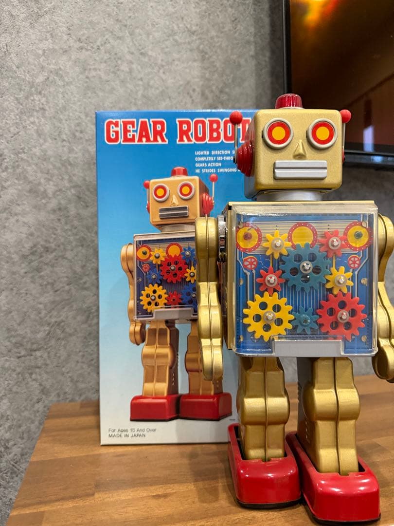 メタルハウス　ギアロボット　GEAR ROBOT ブリキ　おもちゃ