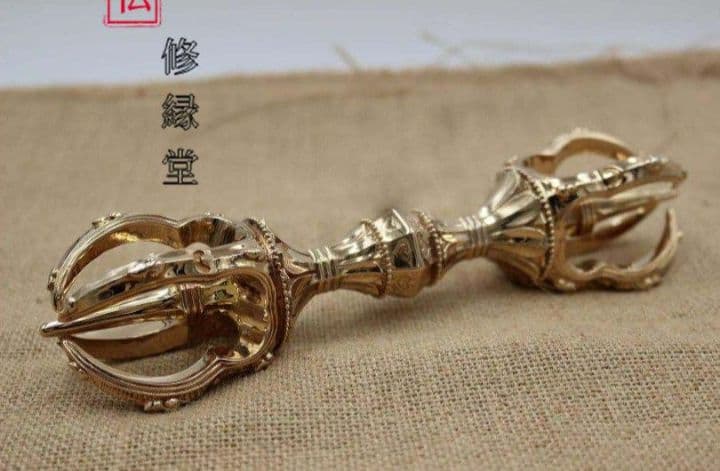 【修縁堂】仏教法具 五鈷杵 寺院用仏具 密教法具 金剛杵