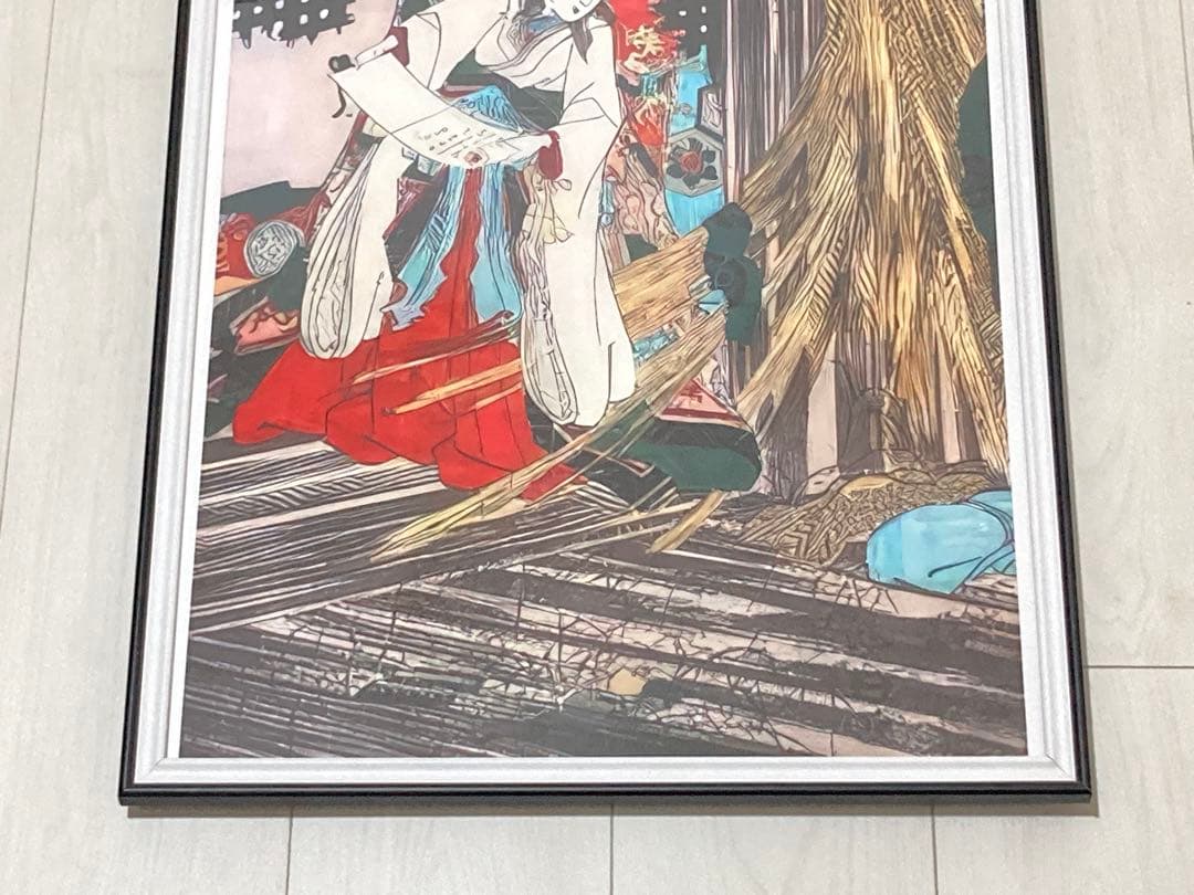 【額縁付き】A2 ポスター 3枚セット 歌川国芳 「相馬の古内裏」
