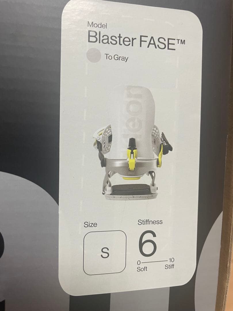 25-26 Bataleom FASE ビンディング グレー/イエロー