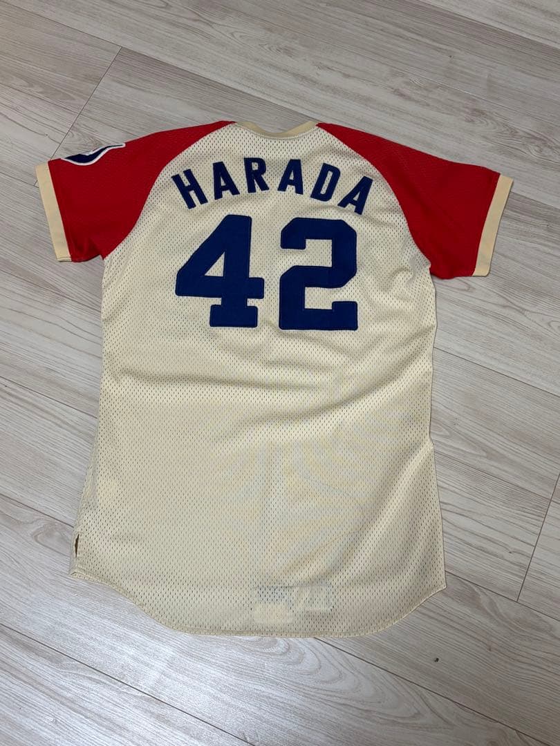 近鉄バファローズ　原田和彦選手ホームメッシュユニフォーム