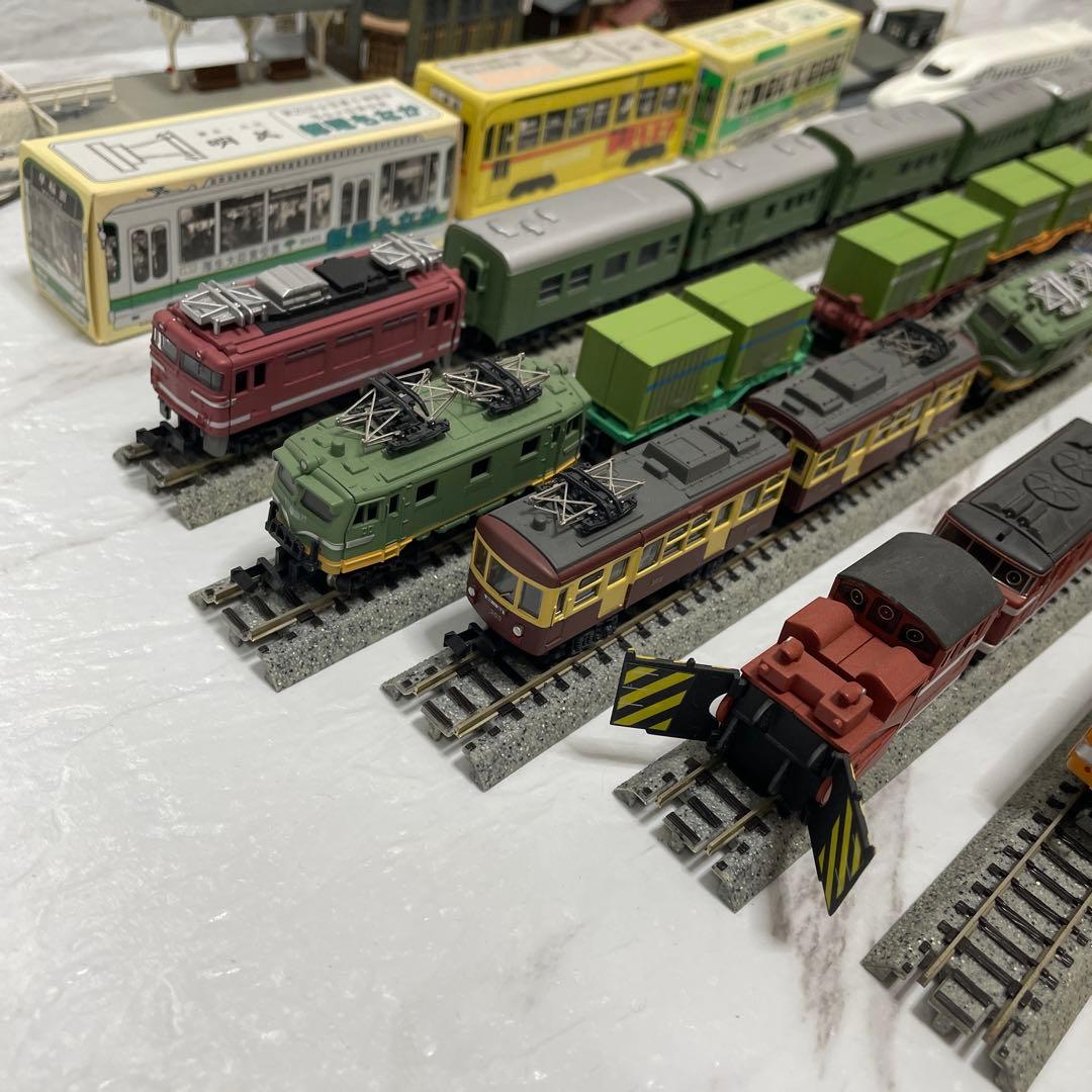 Bトレインショーティー Nゲージ鉄道模型セット多数の車両と付属品