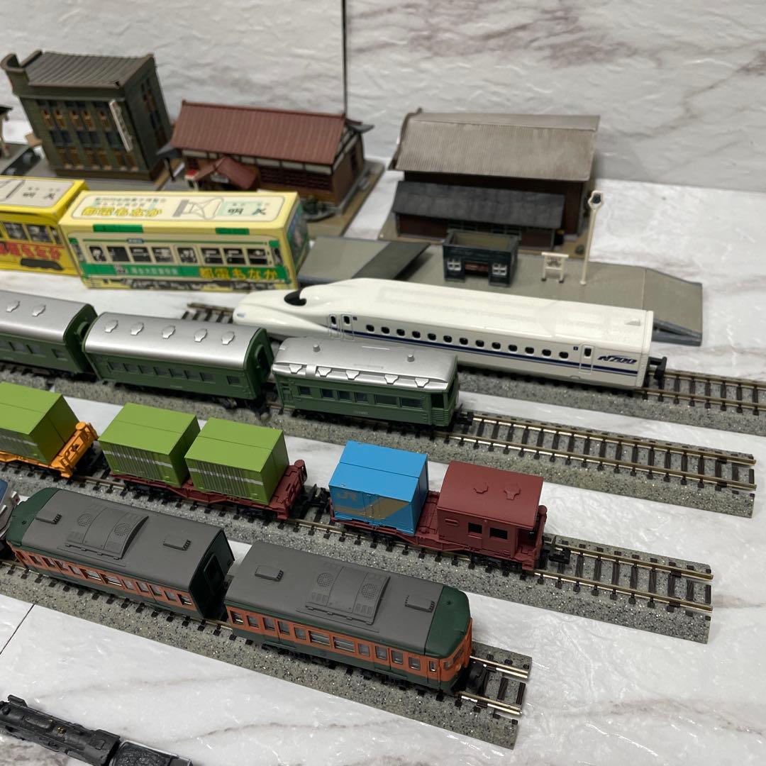 Bトレインショーティー Nゲージ鉄道模型セット多数の車両と付属品