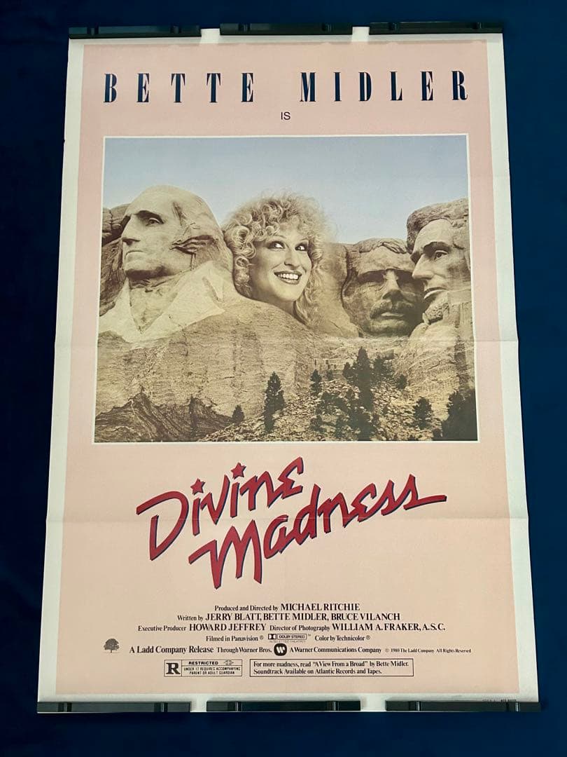 ディヴァイン・マッドネス　USオリジナル映画ポスター