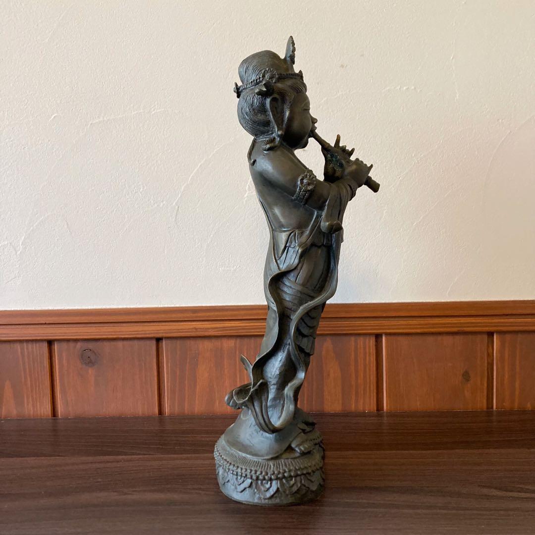 天平の調べ 山崎溥之作 フランクリン画廊 骨董 工芸 置物 古美術