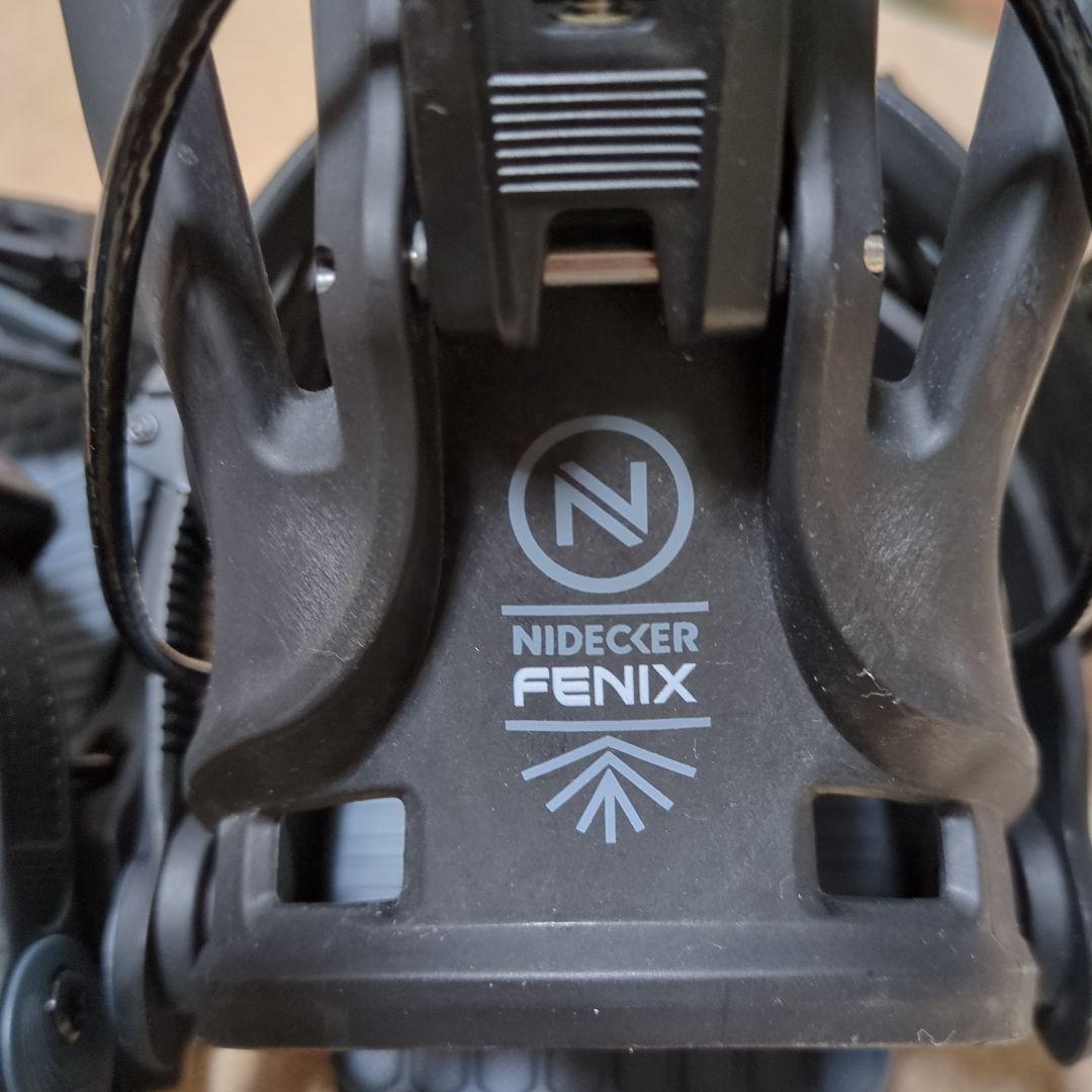 去年モデル！Nidecker FlowFenix ブラック ビンディングL