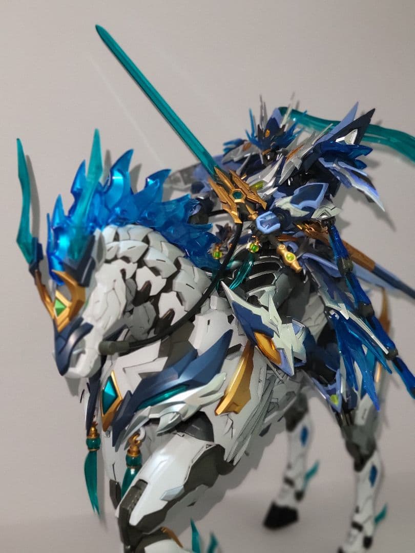 フ*チ様 「完成品」摩動核 天佑星 龍胆虎将 趙雲 玉蘭白龍駒