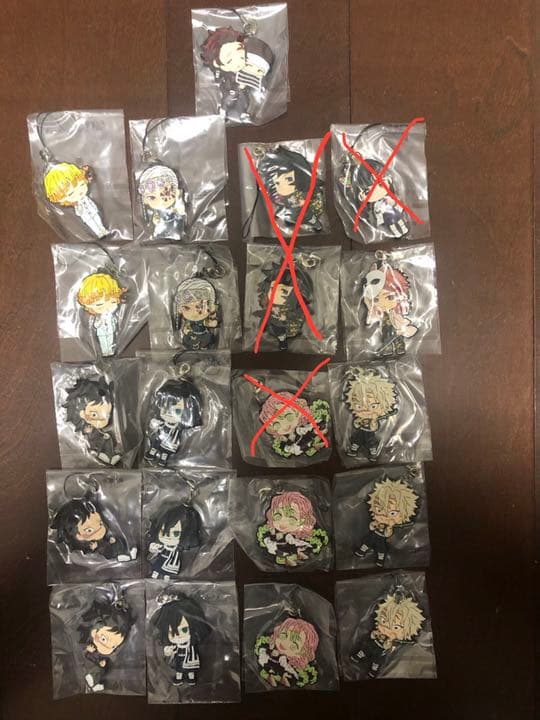 鬼滅の刃ラバーストラップ