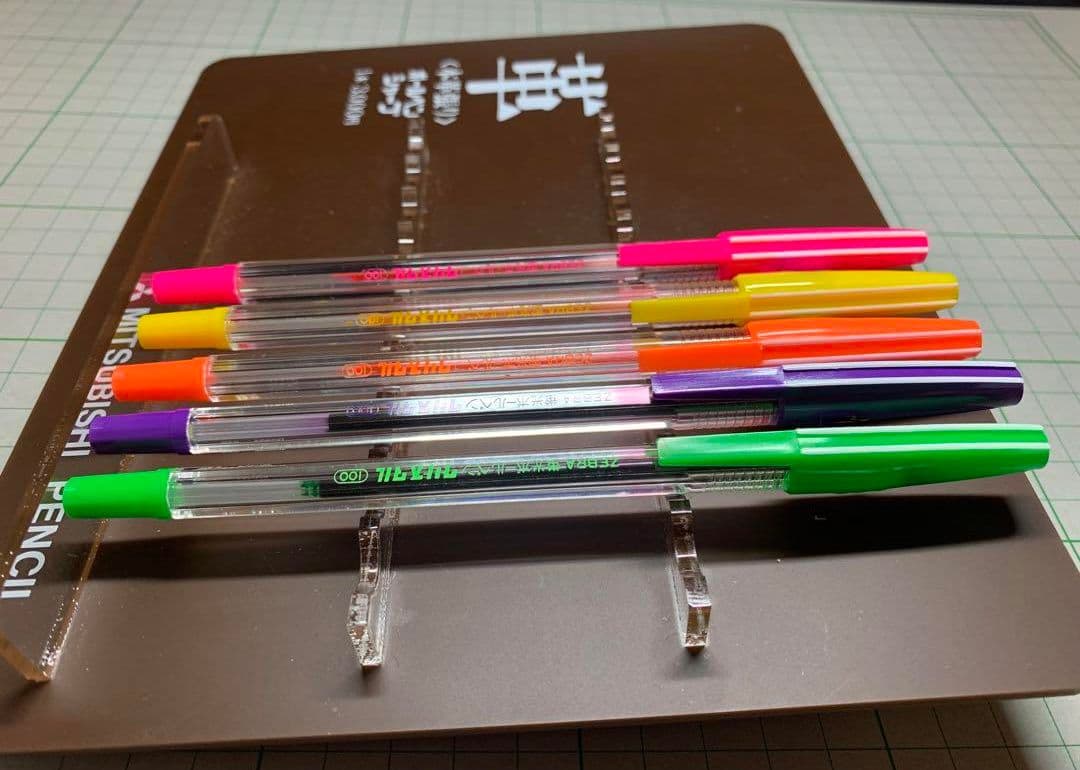 4S01 ゼブラ　蛍光ボールペン　クリスタル　50本