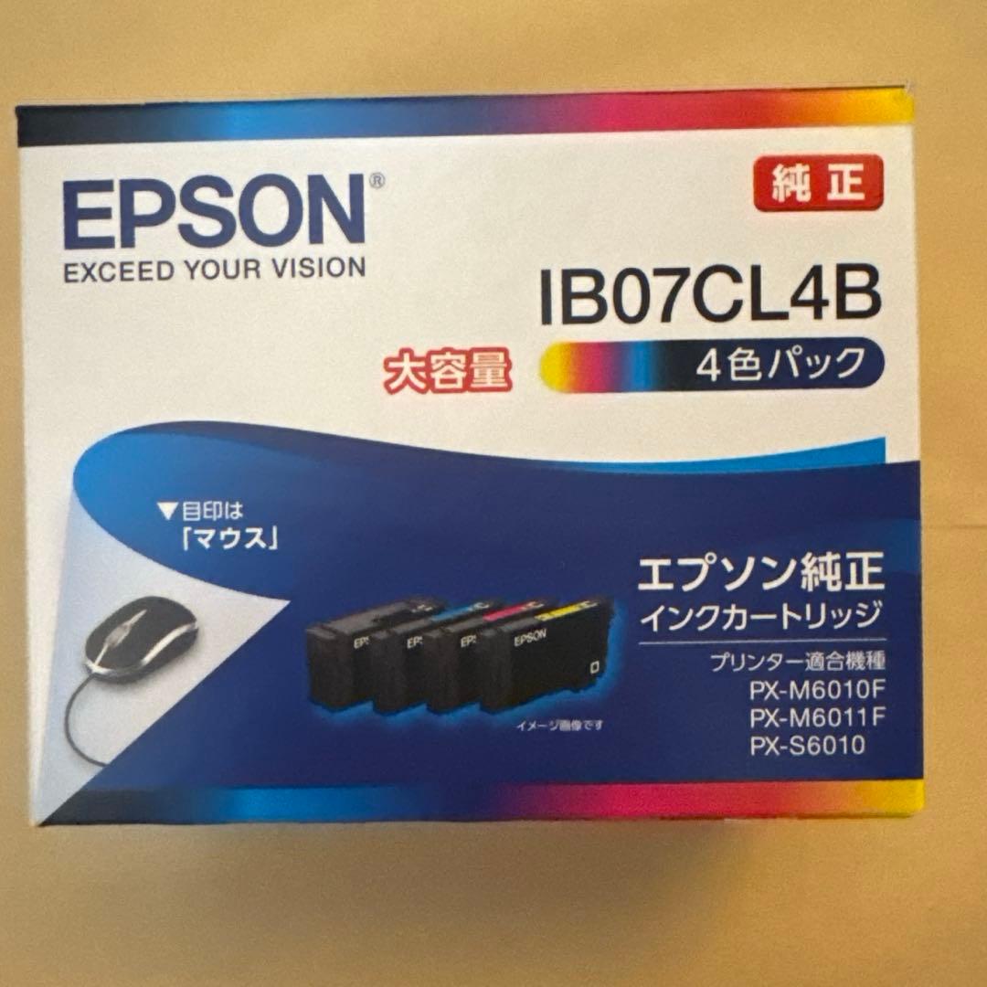 EPSON IB07CL4Bエプソン純正インクカートリッジ4色パック