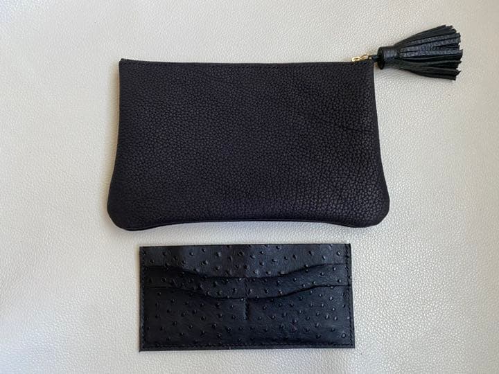 ＊現品サービス価格＊本革　カードケース　オーストリッチ