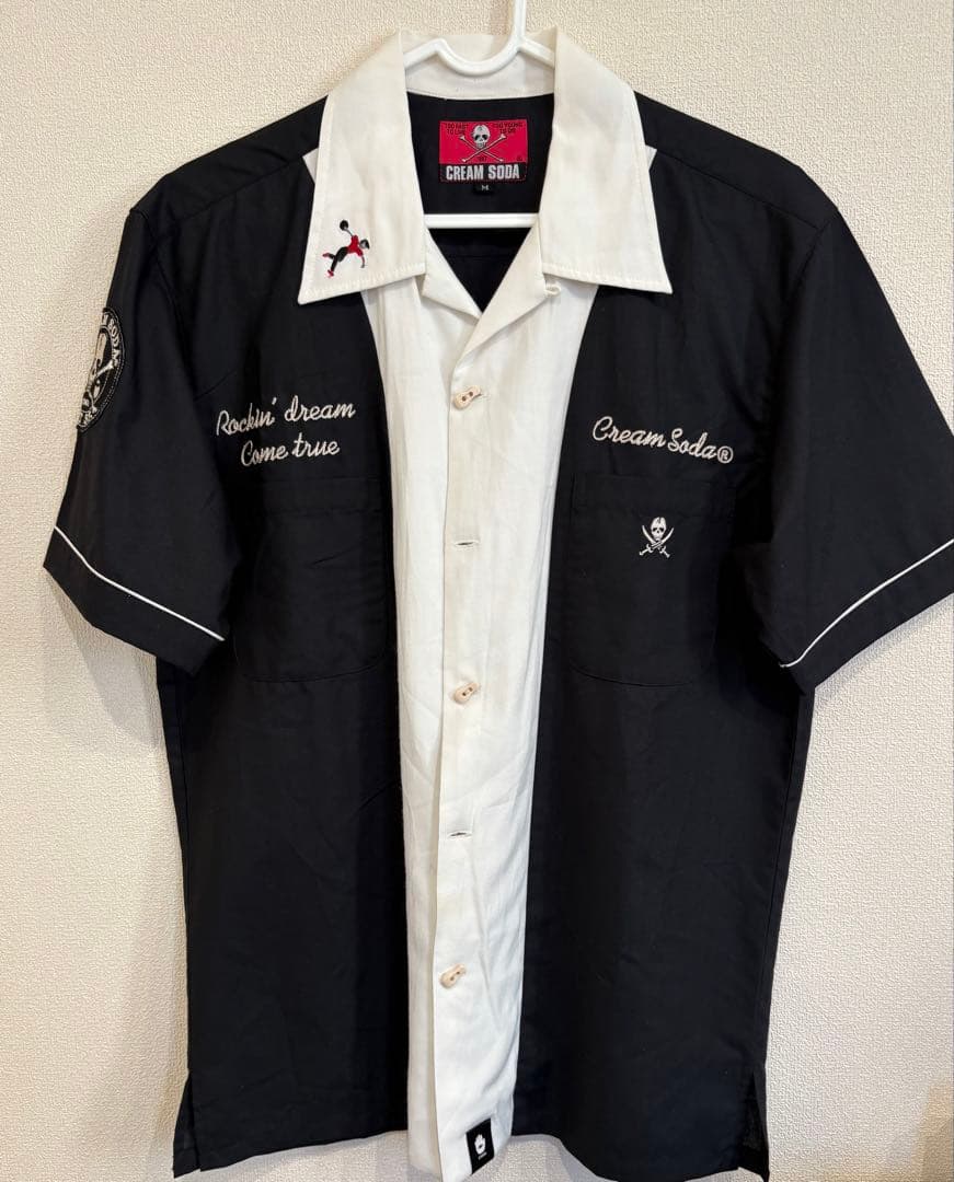 CREAM SODA スカルデザインシャツ Mサイズ