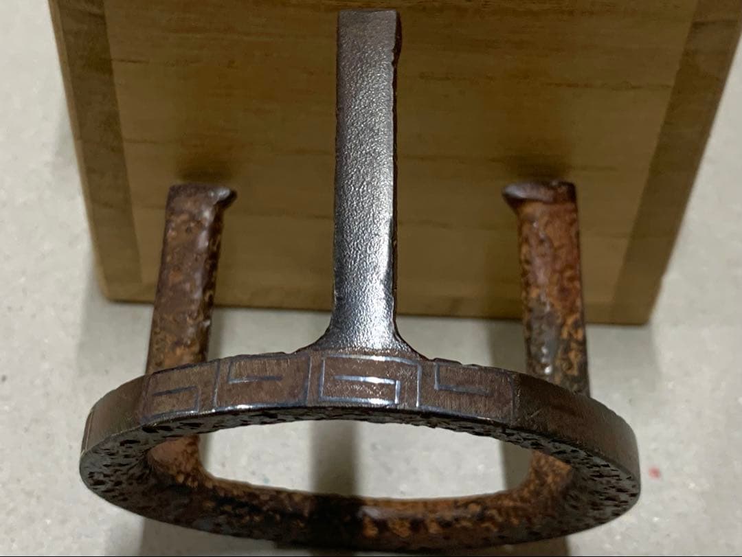 1080さま専用 釜師 和田美之助 金銀象嵌 五徳蓋置 茶道具 蓋置