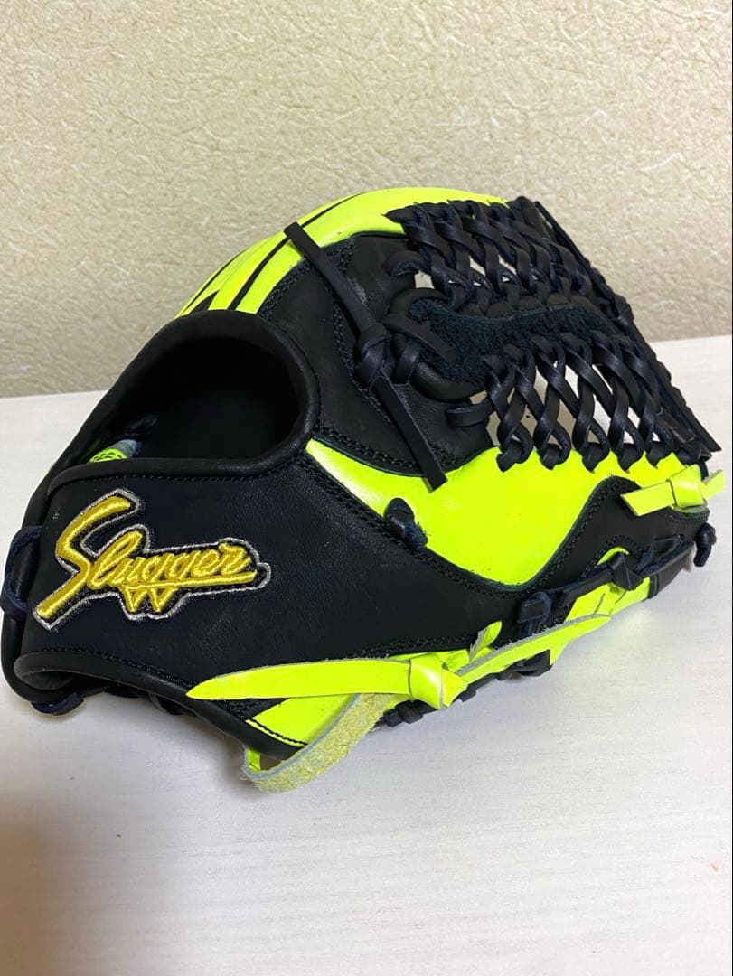 《蛍光イエロー》2020限定グラブ【久保田スラッガー】軟式一般用グラブ新品未使用