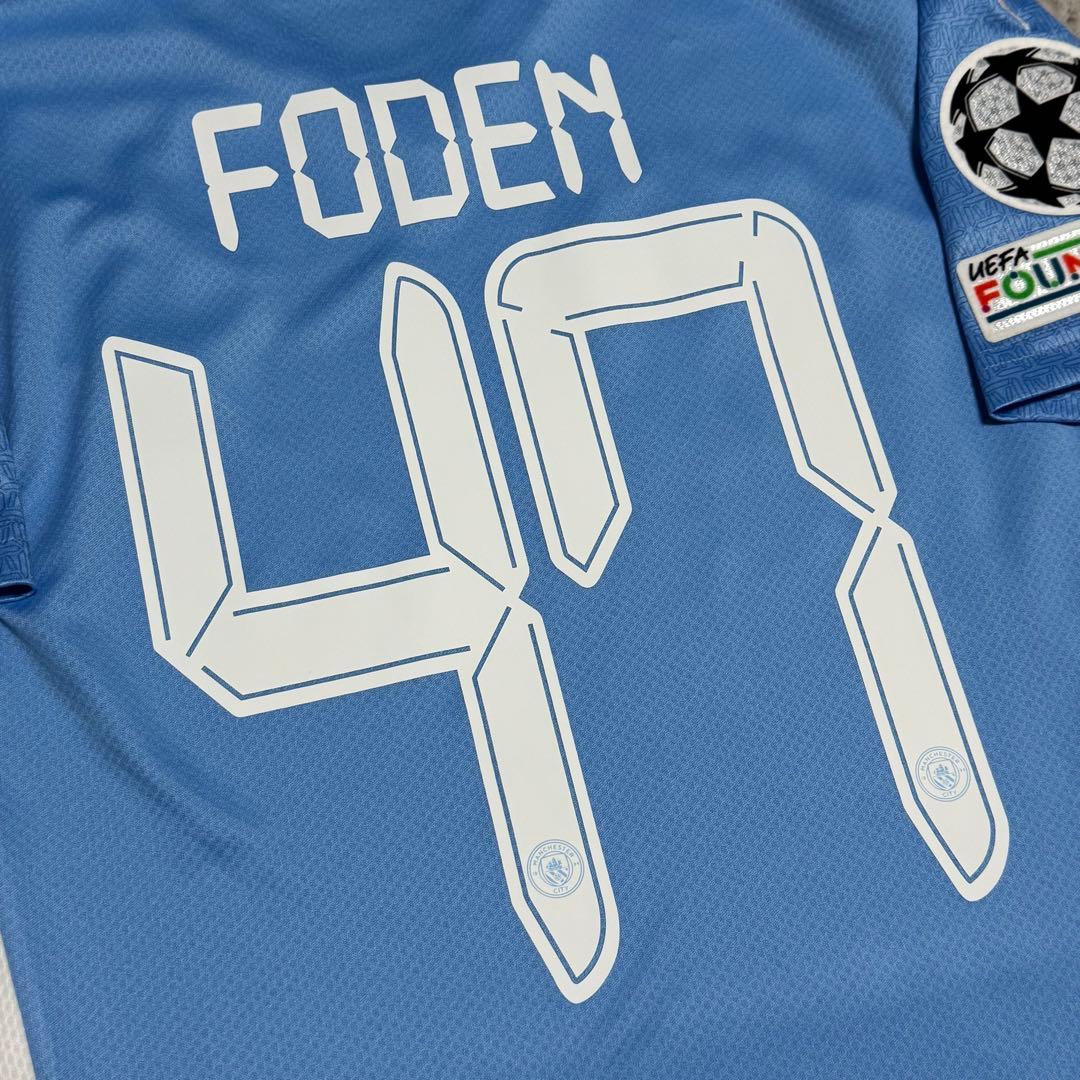 マンチェスター・シティ 21/22 #47 フォーデン ユニフォーム CL仕様