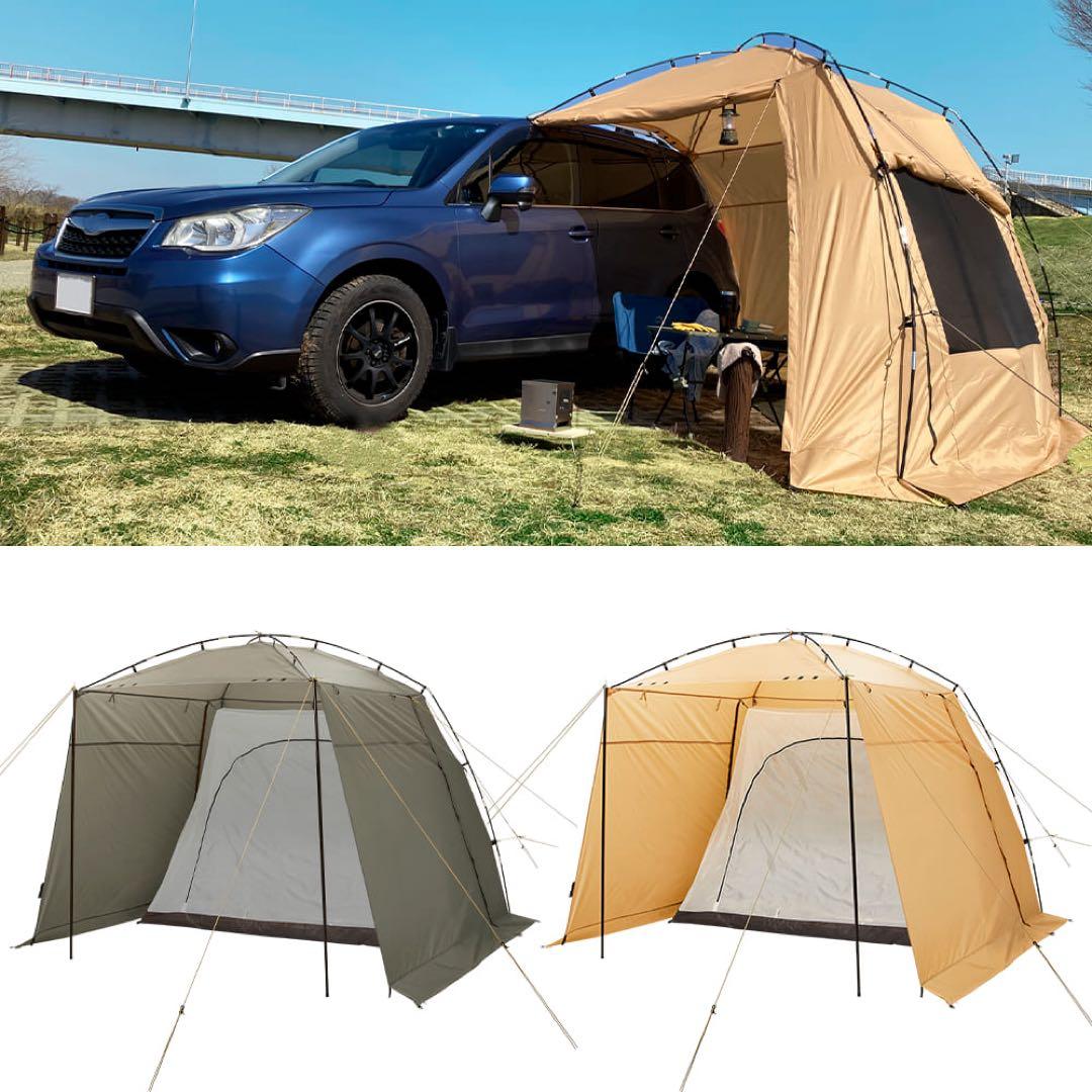 ワークマン 耐久撥水ジョイントシェルター カーサイドシェルター テント タープ