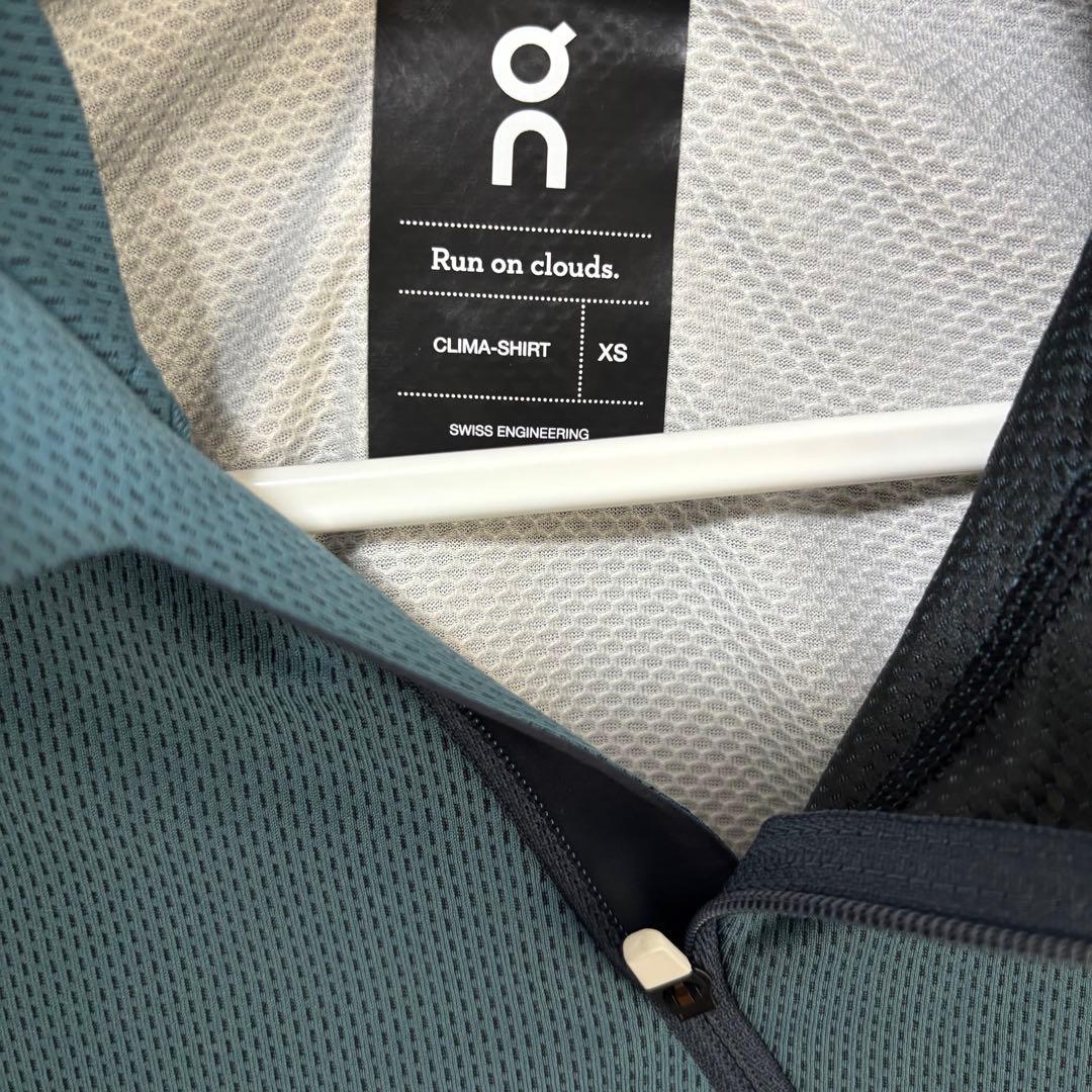 On clima shirt レディース　XS トレーニング　トレラン　ブルー