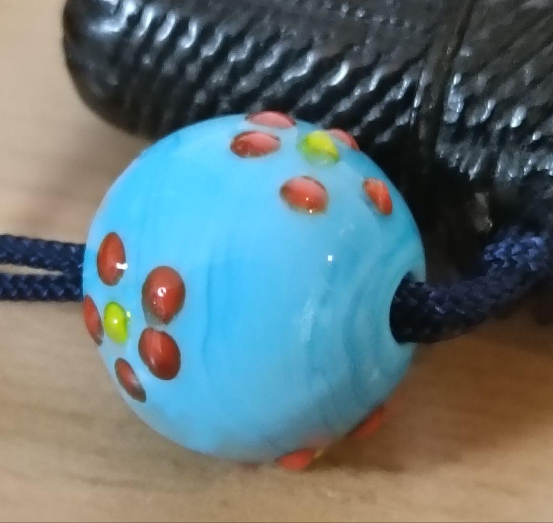 【提物①】煙管 煙草入れ かます 煙草入れ 蜻蛉玉 骨董 喫煙具 時代物