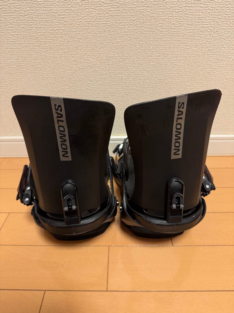サロモン　リズム　Mサイズ　ブラック　スノボビンディング【24-25モデル】