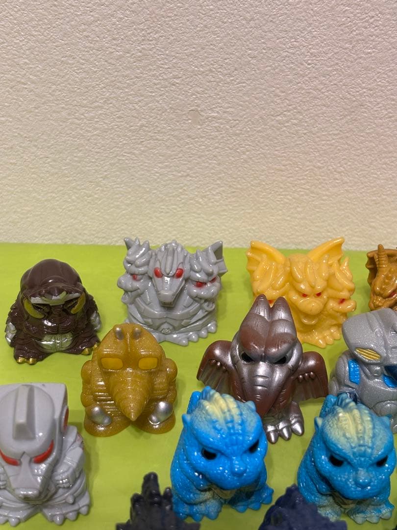 ゴジラ　指人形　ソフビ　レトロ　希少　レア58体セット（52種）