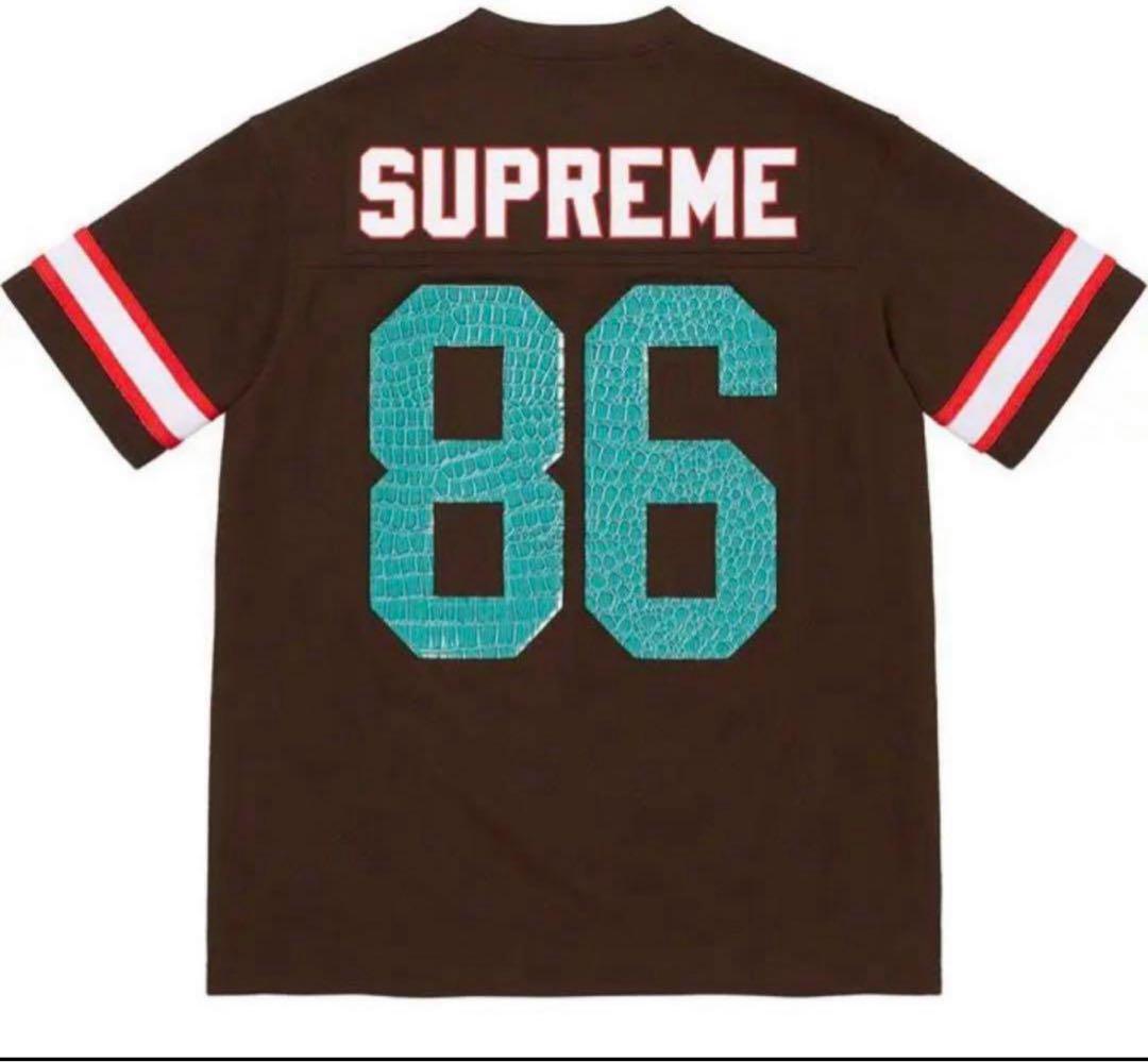 シャツ Supreme Faux Croc Football Jersey