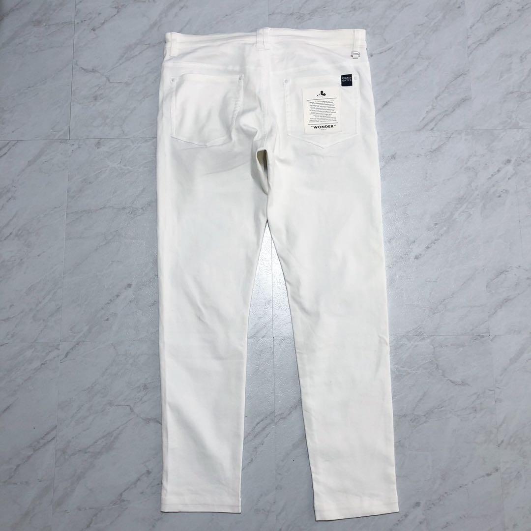【近年モデル 美品】PEARLY GATES ロングパンツ ディズニー 白 6