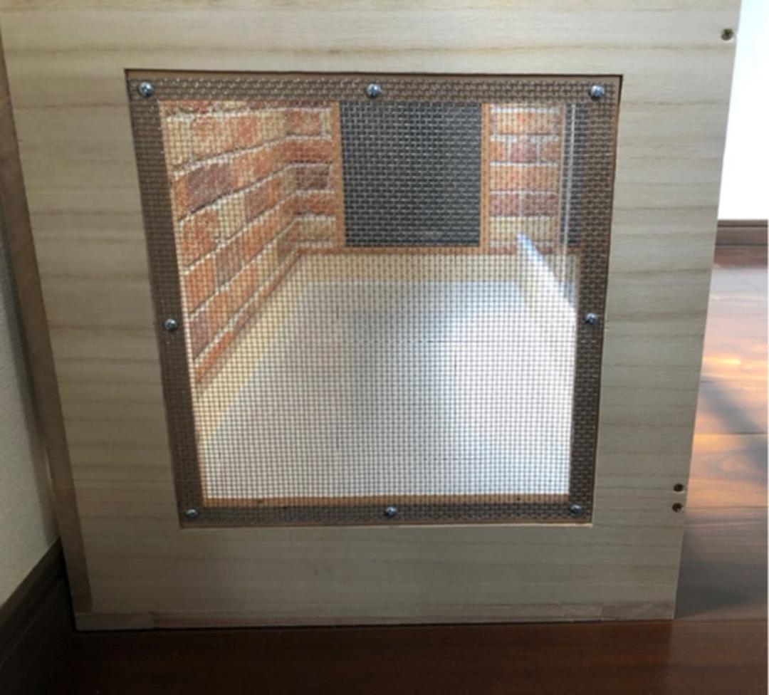 新品　木製ケージ　ハリネズミ　ハムスター　小動物　引出し付き　カスタムベースに！