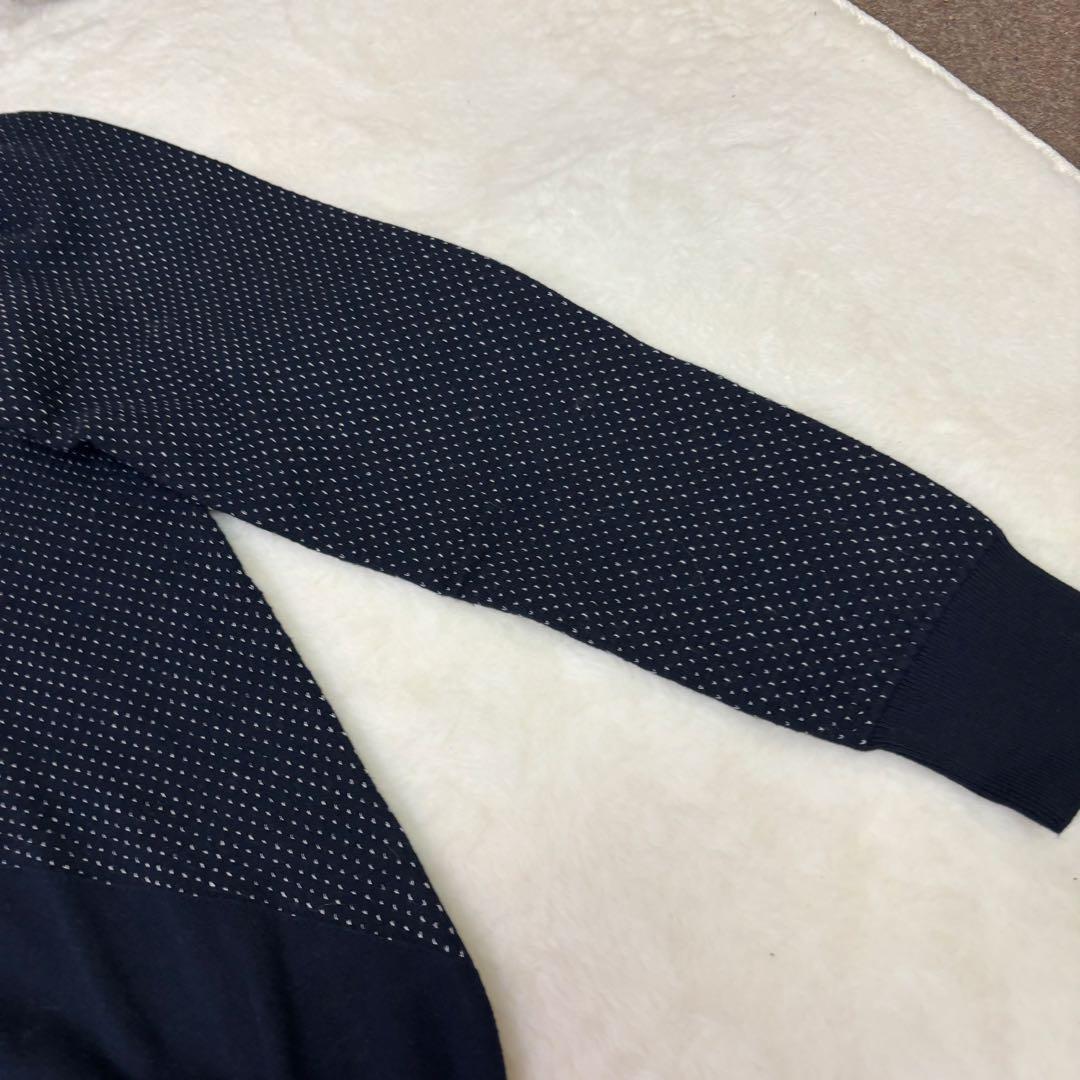 極美品　PEARLY GATES ネイビー タートルネックセーター　2024年