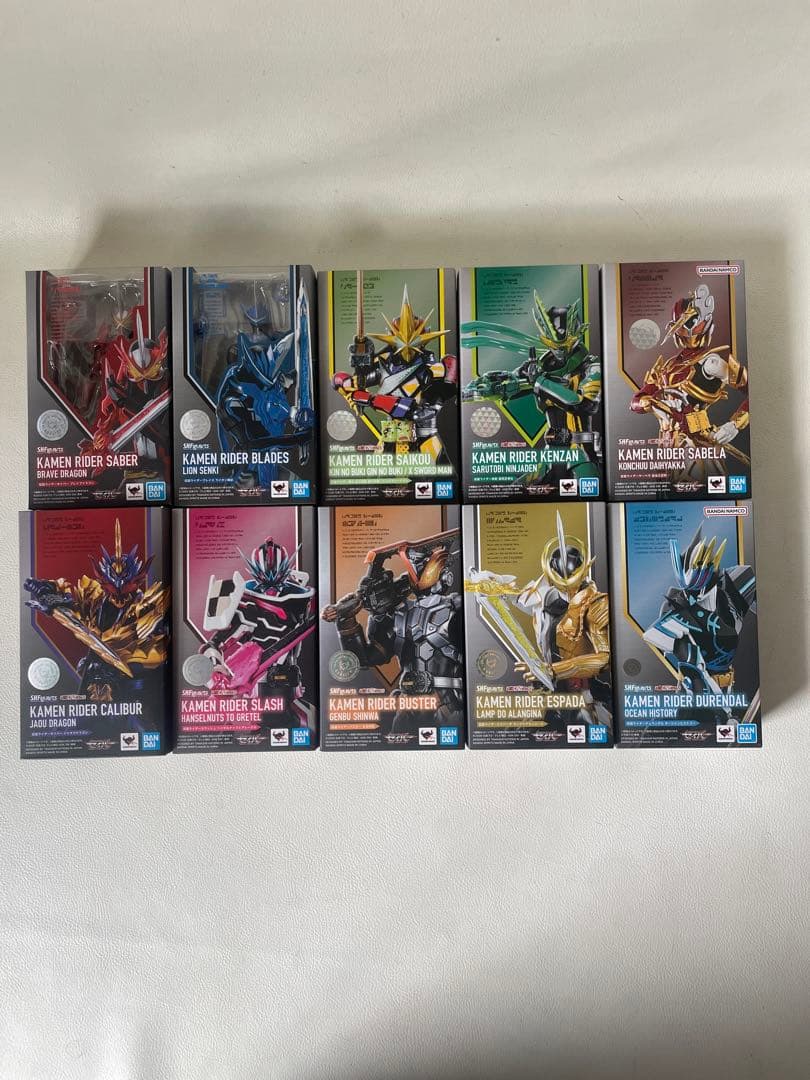 S.H.フィギュアーツ 仮面ライダーセイバー 10体 ブレイズ デュランダル 等