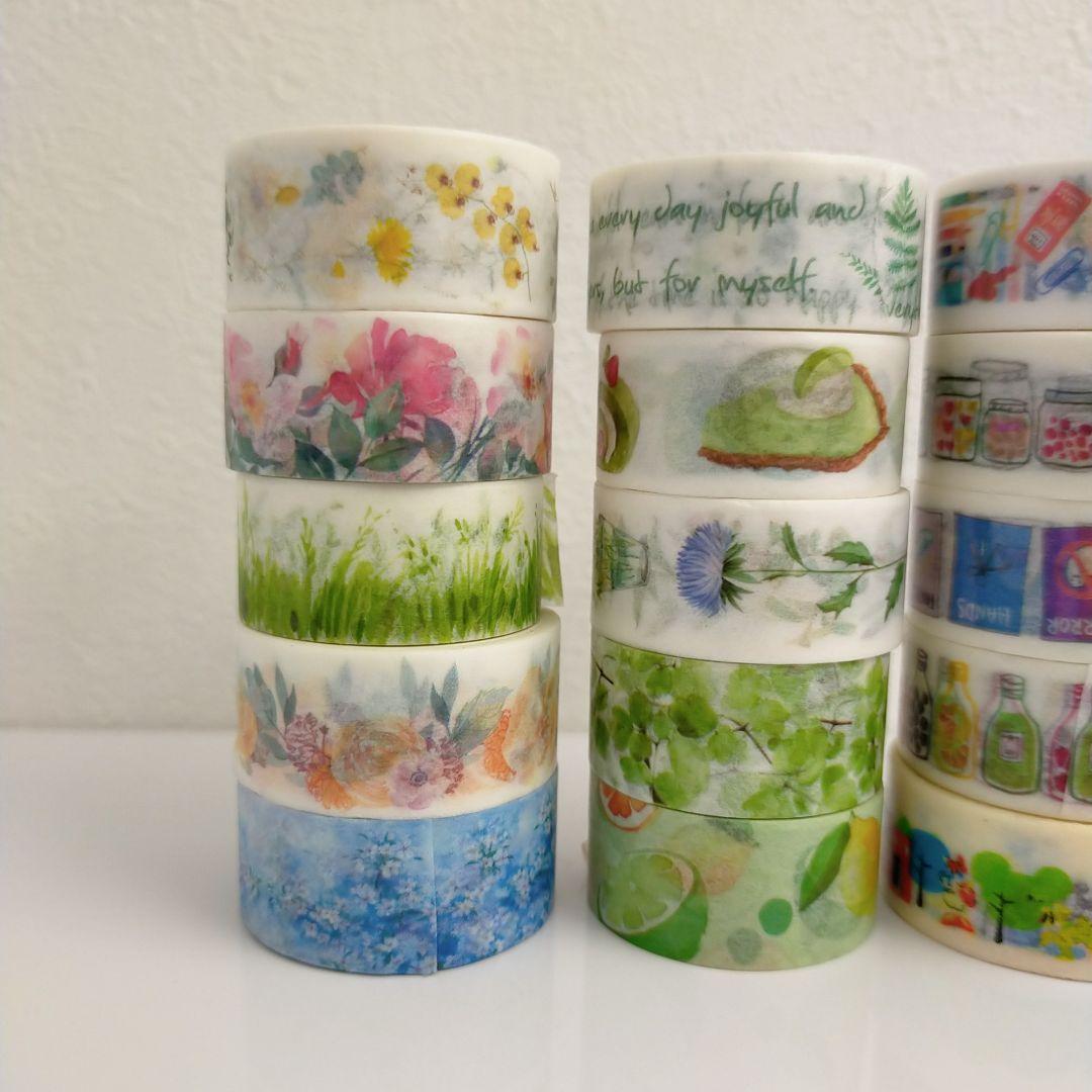 マスキングテープまとめ売り⑤ミニサイズ15本セットバラ売り可