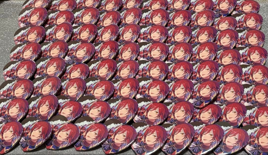 あんスタ　あんさんぶるスターズ　夏目　ハート缶バッジ