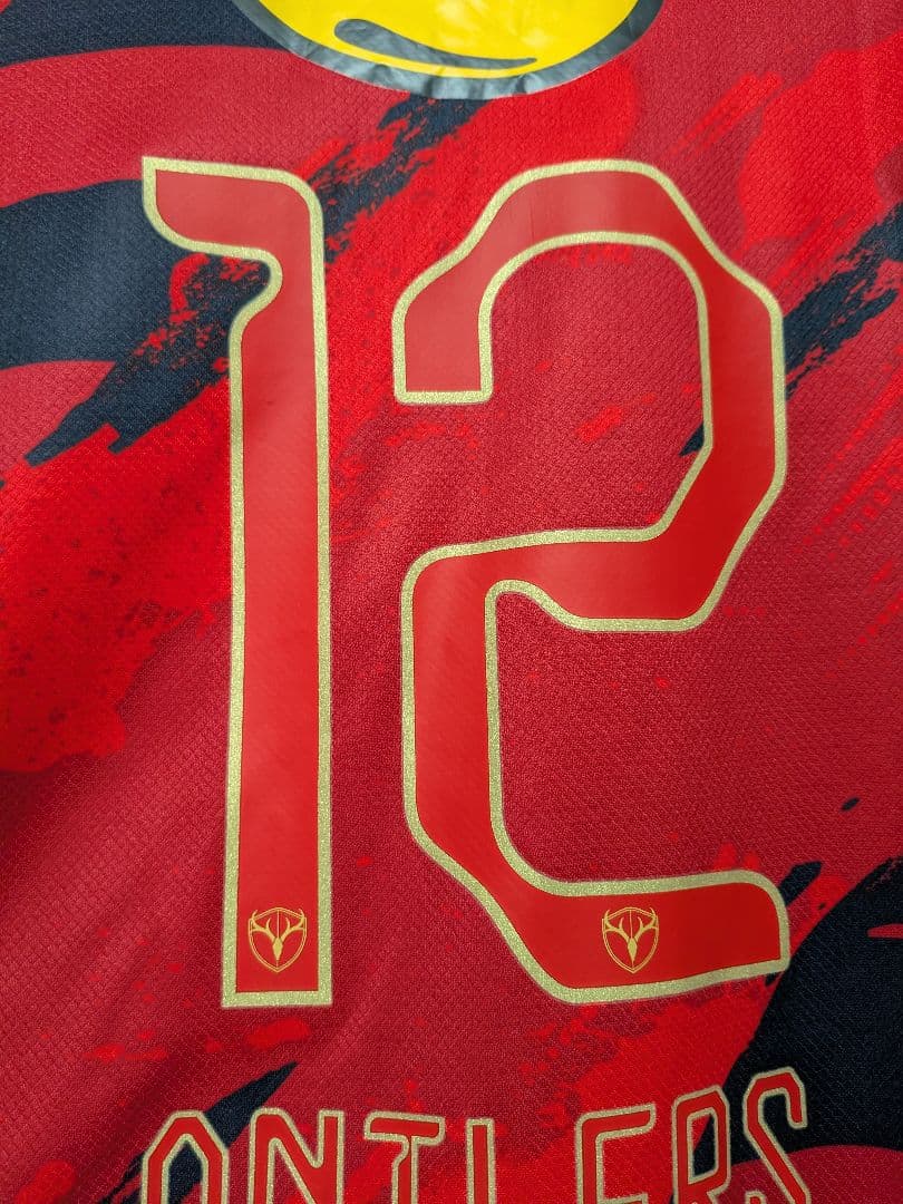 び*る様 【鹿島アントラーズ】2025国立限定レプリカユニフォームレッド12 X