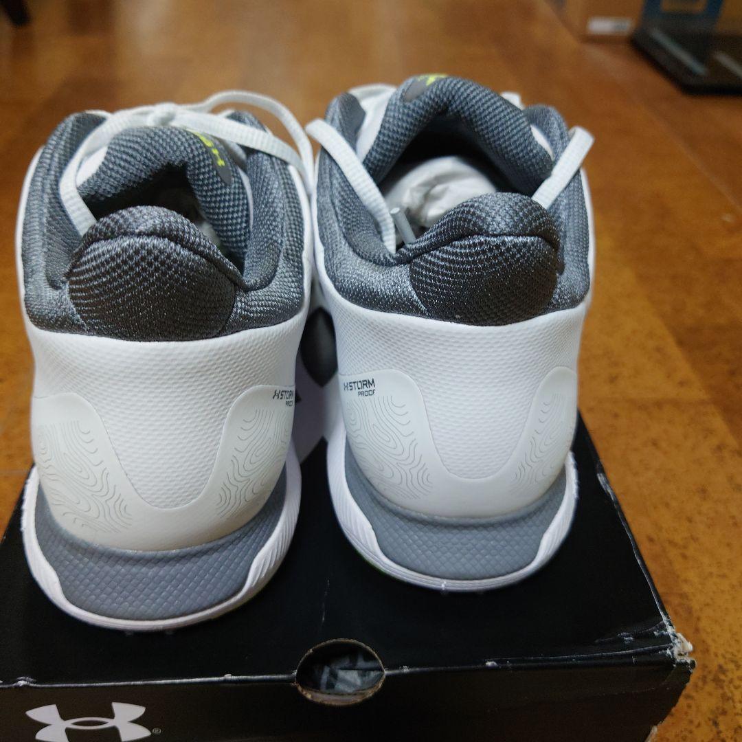 最終値!UNDER ARMOUR ゴルフシューズ ドライブフェイド WH SL