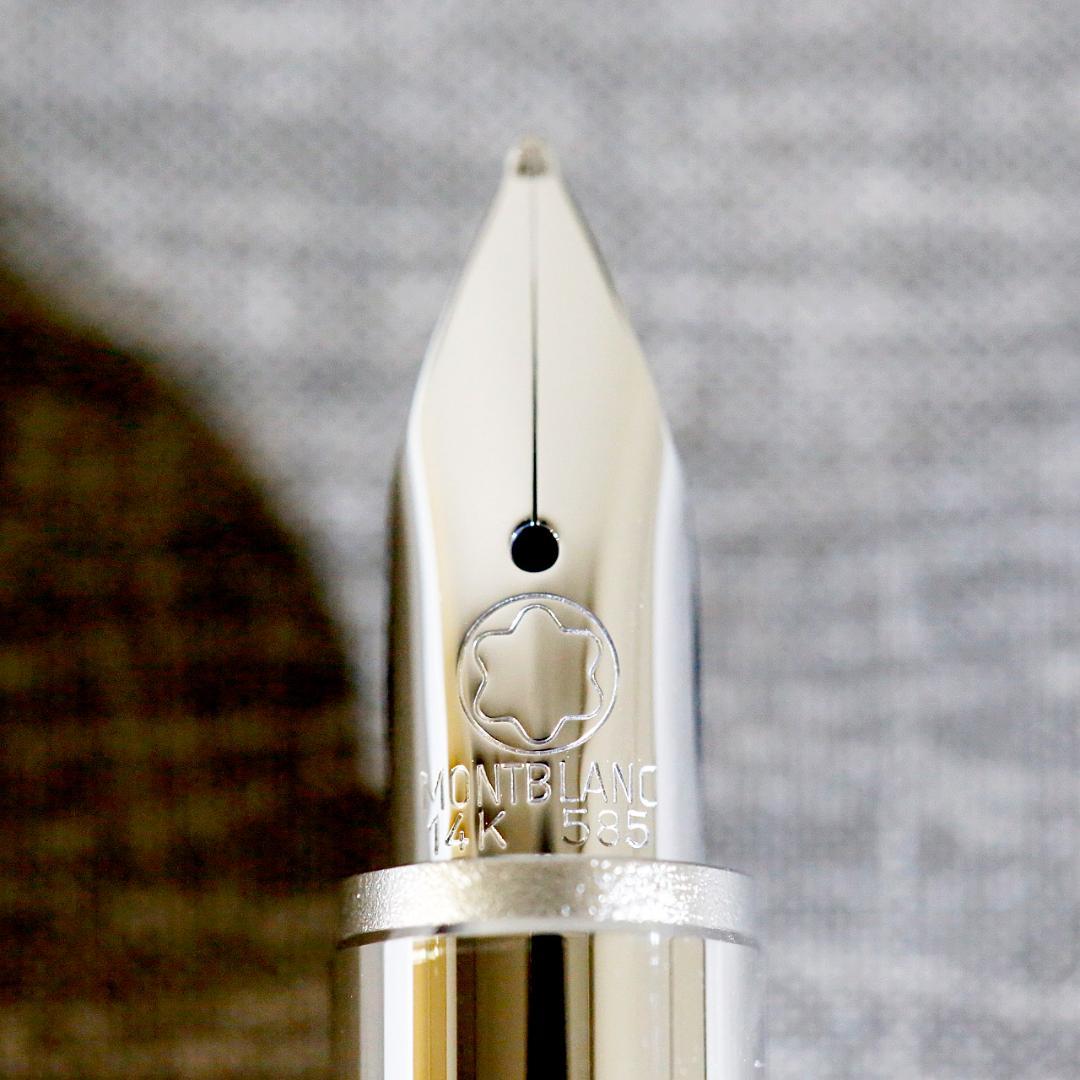 【極美品 送料込み】モンブラン 万年筆 スターウォーカー メタルドゥエ