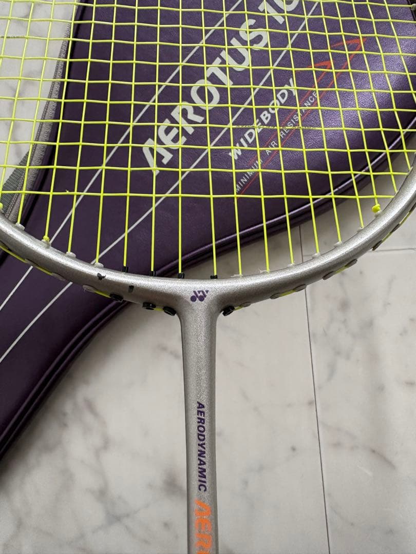 超希少！レア！当時物！旧ロゴ！YONEX エアロータス100 専用ケース付き