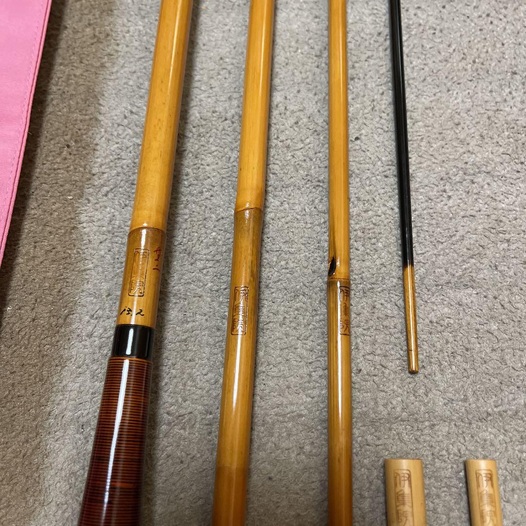 ヘラブナ竹竿　伊集院口巻無二　13.2尺　ダイワ　シマノ　フィッシング