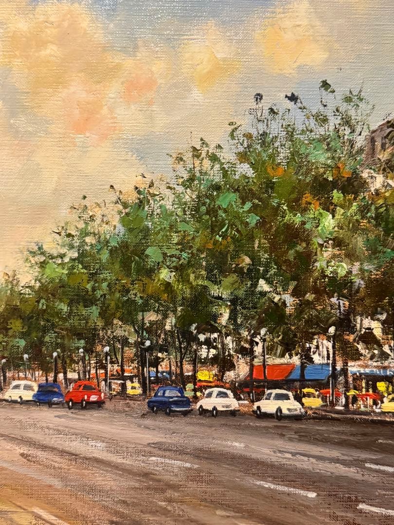 (25) 岩崎鉦吾　油彩　エトワール凱旋門 Arc de Triomphe