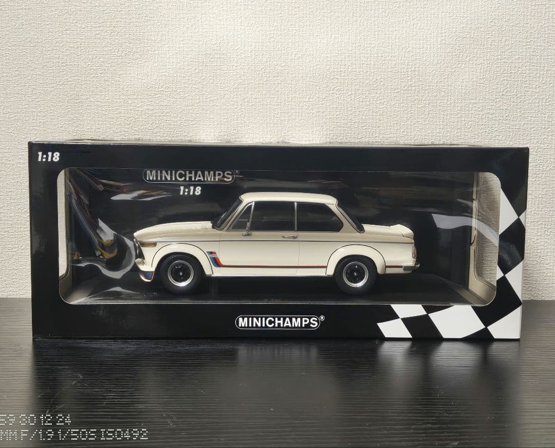未開封　MINICHAMPS　ミニチャンプス　BMW2002ターボ　白色