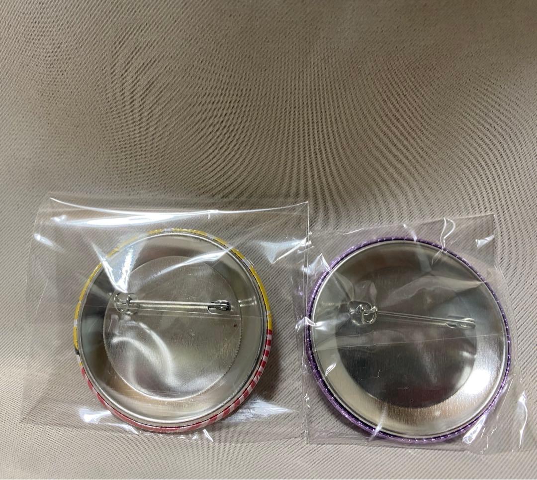 らき☆すた 鷲宮神社 描き下ろし お守り風缶バッジ　四文字熟語　ぷにっとガチャ