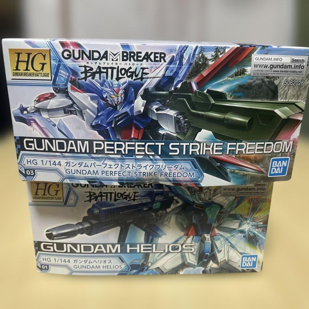 HG 1/144 ガンダムパーフェクトストライクフリーダム&ガンダムヘリオス