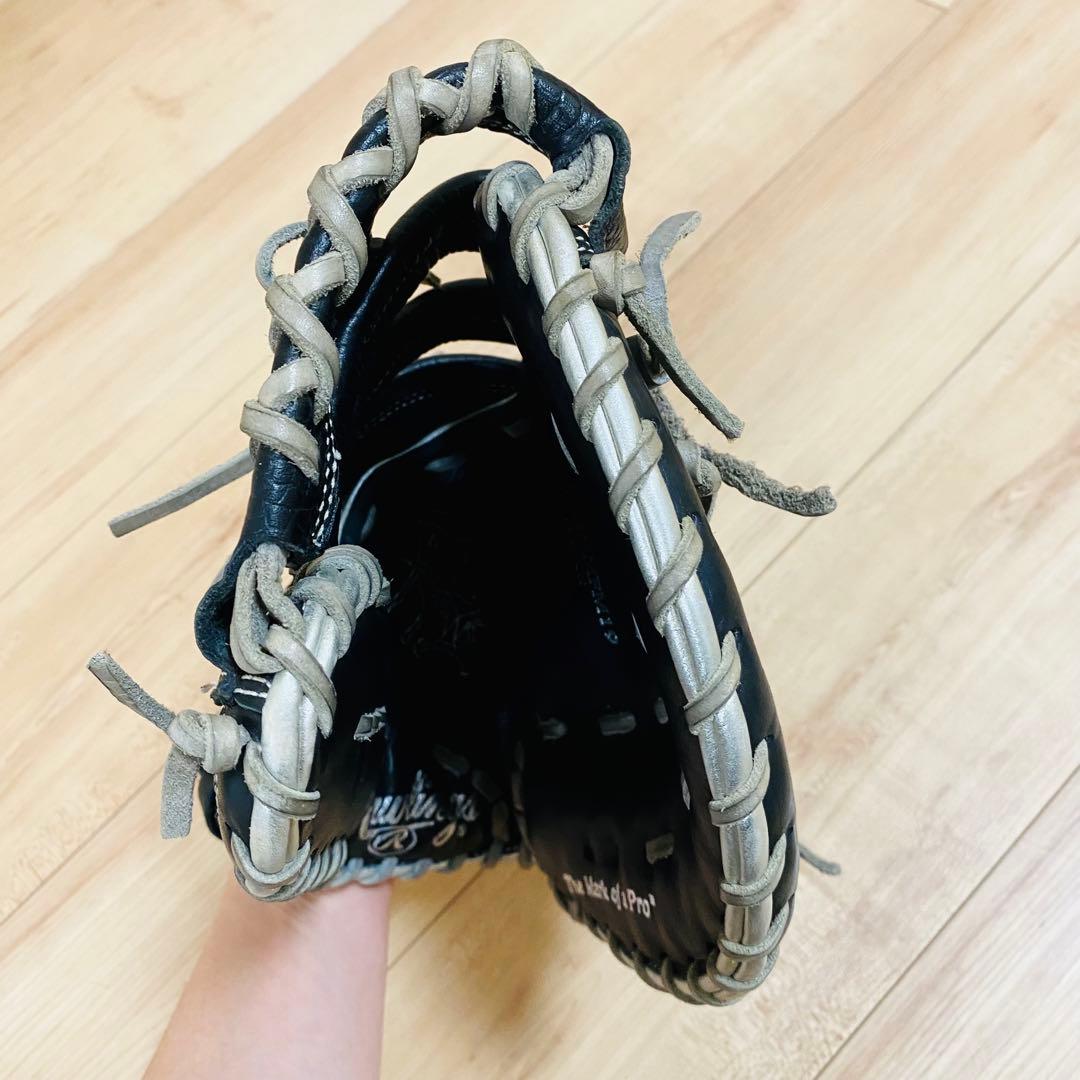 ★美品★ローリングス 一般 軟式グローブ HOH ファーストミット クロコダイル