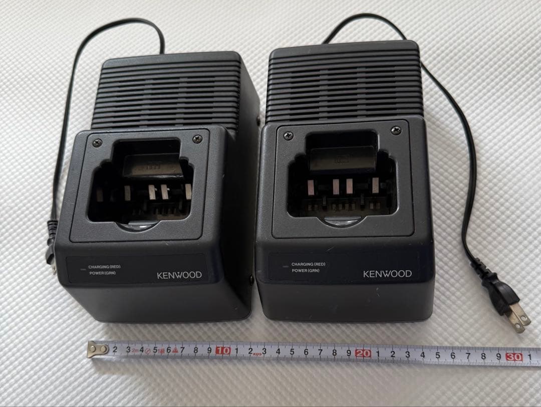 KENWOOD トランシーバー 5台セット　充電器2台　ジャンク　1995年製