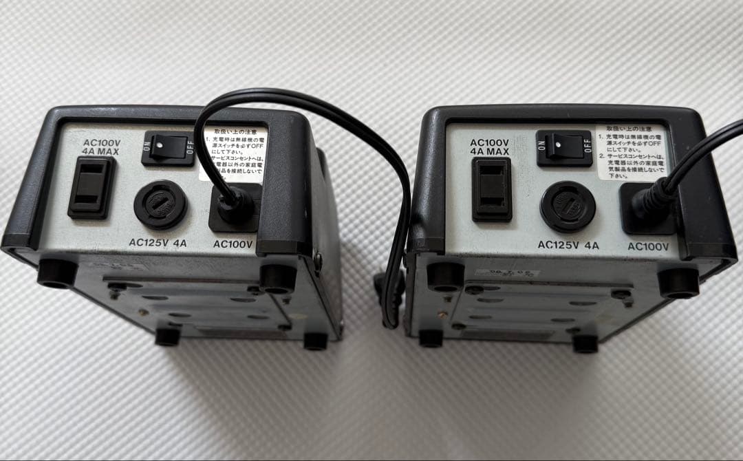 KENWOOD トランシーバー 5台セット　充電器2台　ジャンク　1995年製