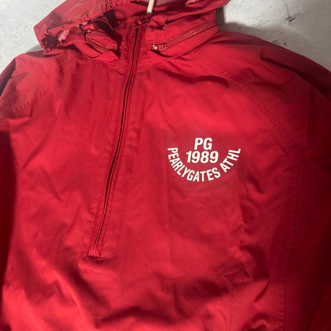 美品 Lサイズ PEARLY GATES ゴルフウェア レッド パーリーゲイツ